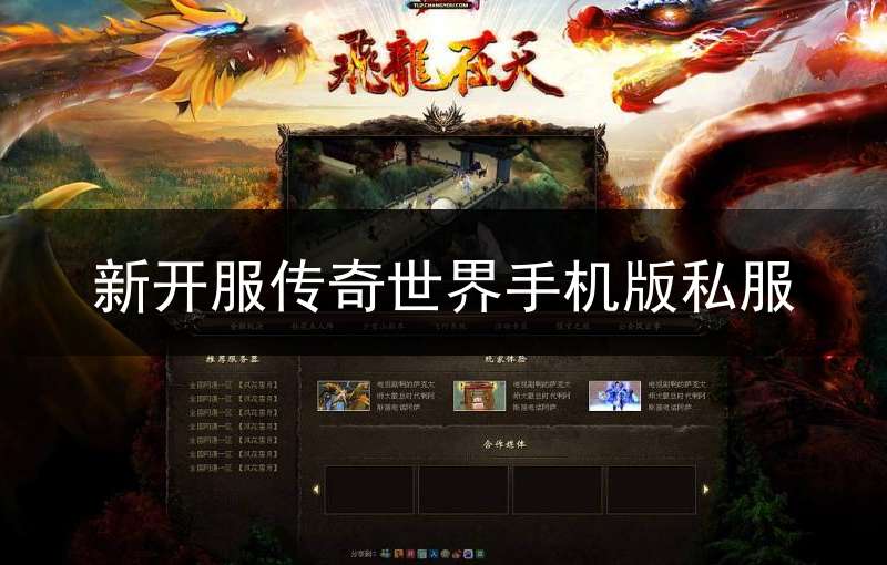 新开服传奇世界手机版私服_新开传奇世界手游网站